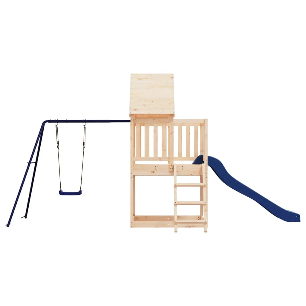 Area giochi esterna 494 x 235 x 228 cm in legno massello di pino 02_0004801