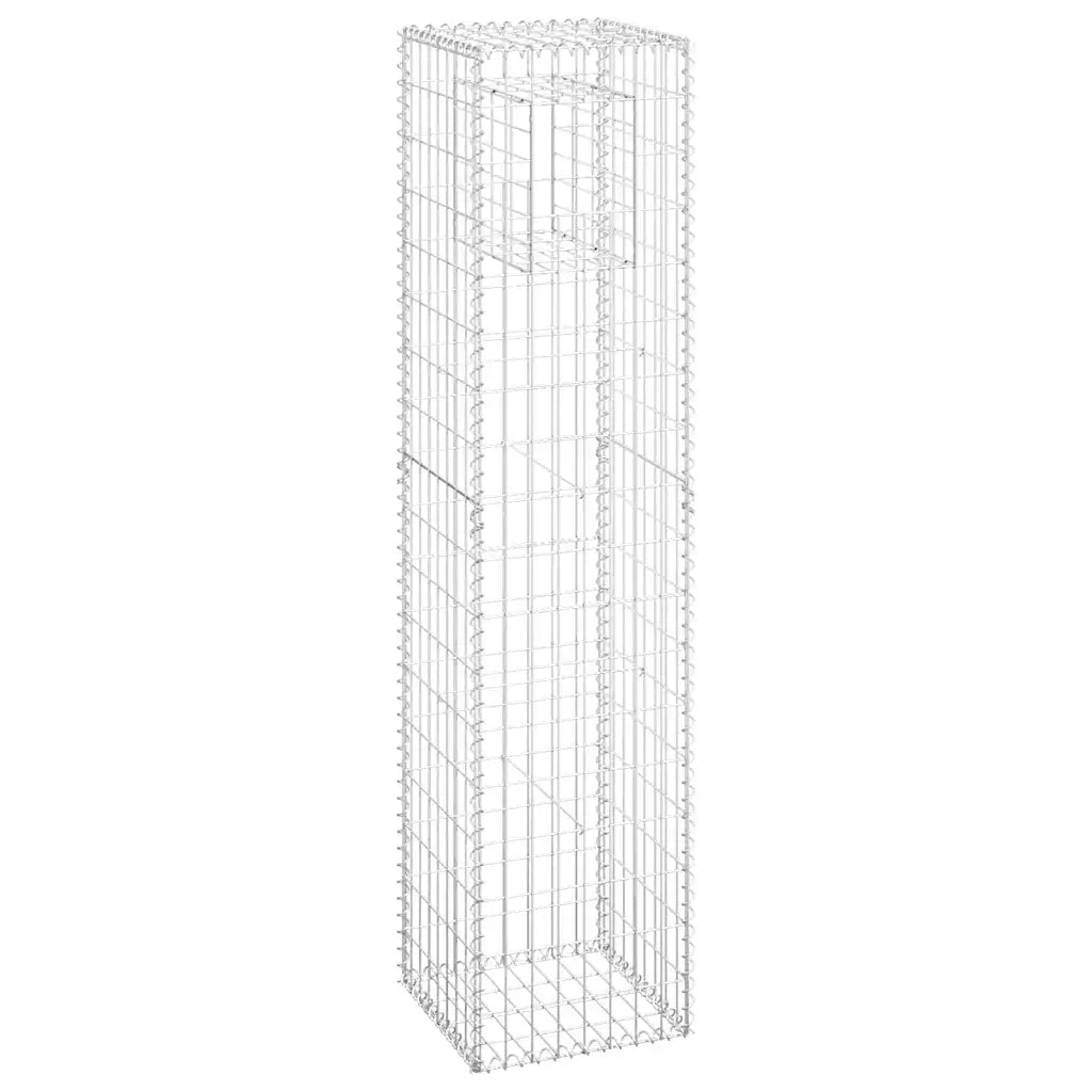 Cesti a Gabbione a Torre 2 pz 40x40x180 cm in Ferro 151265