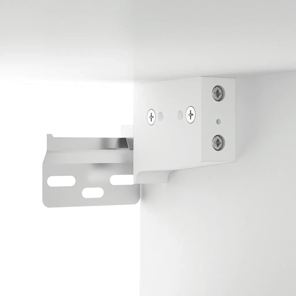 Set di Mobili Porta TV 6 pz Bianco in Legno Multistrato 3114262