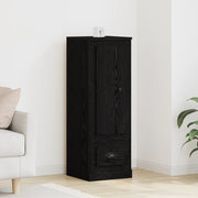 Highboard Nero Quercia 36x35,5x103,5 cm Legno ingegnerizzato