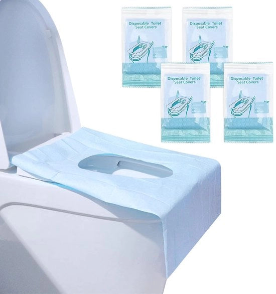 Protezione per il Water di Cottura - 40 Stuks - Biologico Degrado - Protezione per il Bagno - 40 x 60cm - Sanitario - Imballaggio Compattabile - Water di Cottura