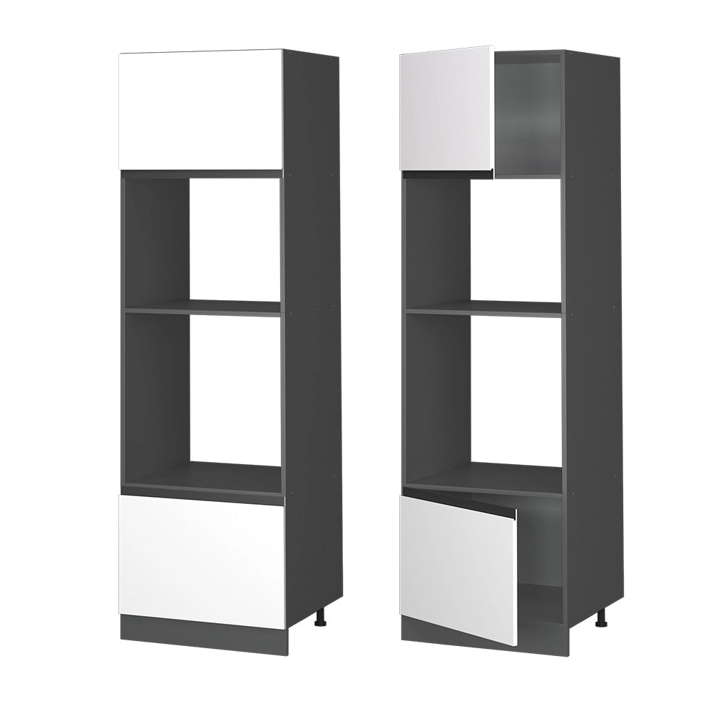 Vicco Set mobili bagno Bianco 60 cm Forma a J