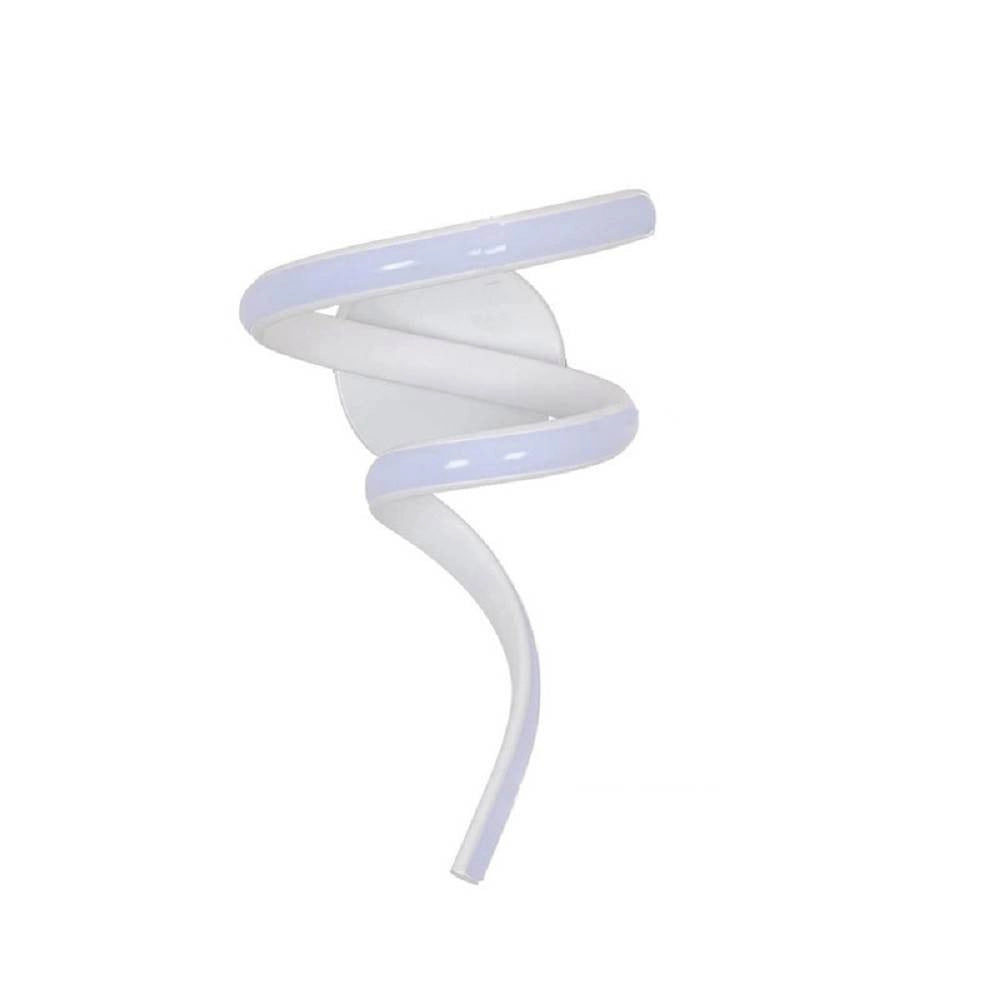 Trade Shop - Applique Led Curvo 10 W Lampada Da Parete Stilizzata 3 Colorazioni Luce Aq19-3c -