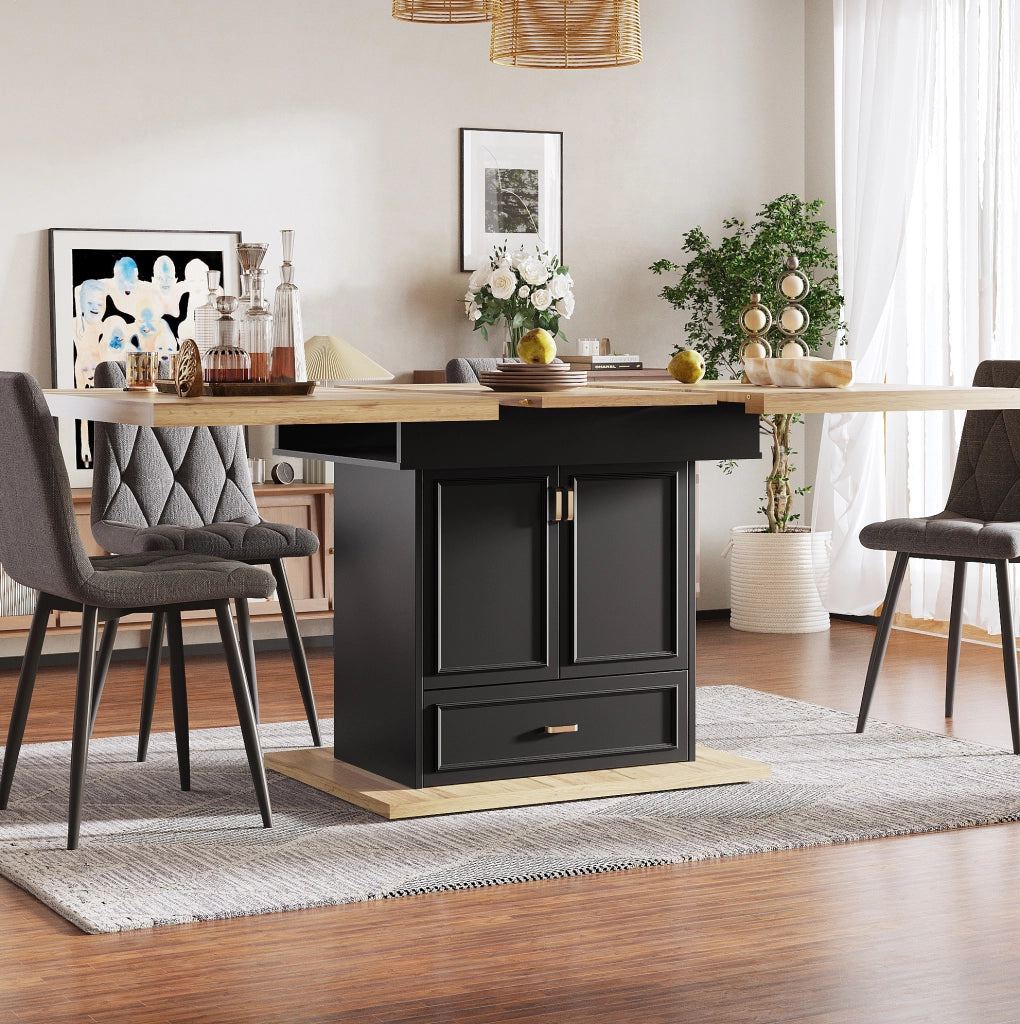 Tavolo da pranzo allungabile 110-140x80 cm in MDF
