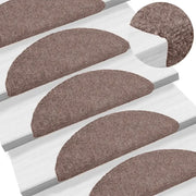 Tappetini Scale Adesivi 10 pz 56x17x3 cm Marroni Agugliati cod mxl 58662