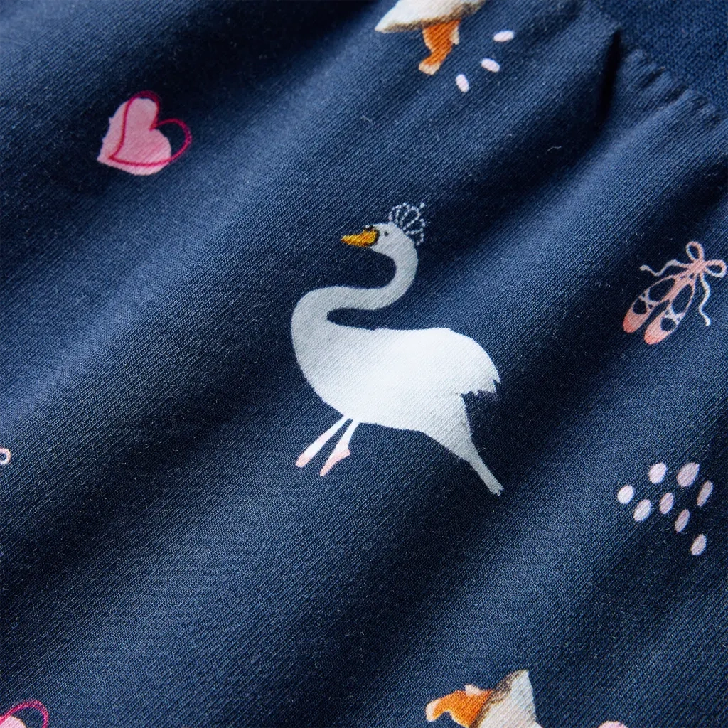 Abito da Bambina a Maniche Lunghe Blu Marino 104 14843