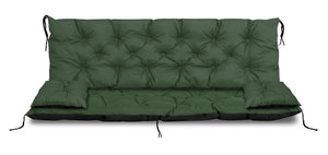 AIO FACTORY Set di cuscini da giardino 180x60x50 cm impermeabile verde