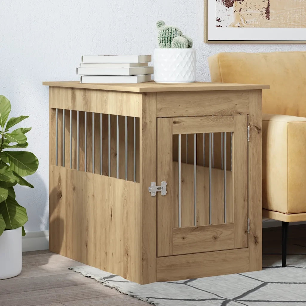 Gabbia Cani Arredamento Rovere Artigianale Legno Multistrato 857643