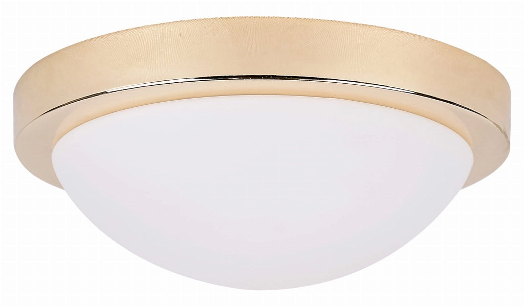Plafoniera Candellux RODA Ø28 IP44 vetro oro/bianco E27