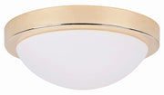 Plafoniera Candellux RODA Ø28 IP44 vetro oro/bianco E27
