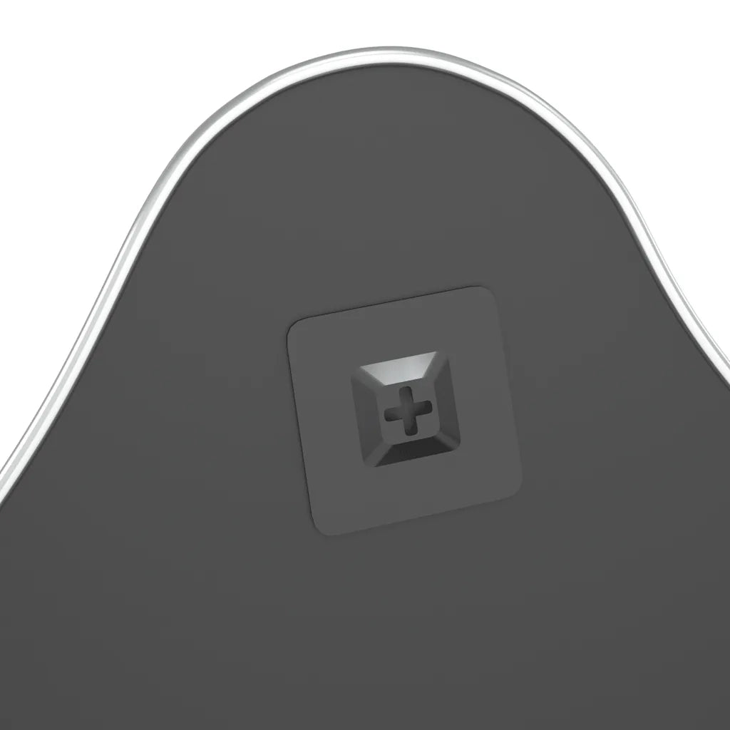 vidaXL Specchio da Parete Argento 50x40 cm