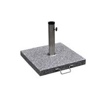 Base per ombrellone in granito lucido 30 kg con ruote + maniglia da 38 a 48 mm grigio 2202026/2