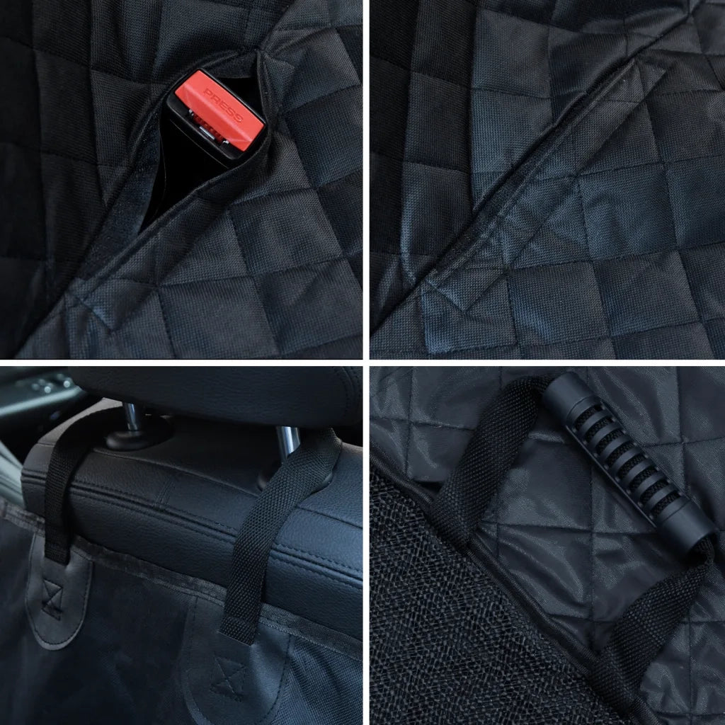 Coprisedile Auto per Cani Nero 137x46x50 cm CFW3638327
