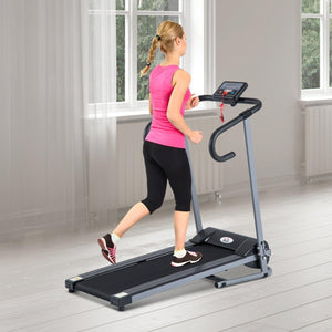 Tapis Roulant Elettrico Richiudibile Schermo LCD 500W