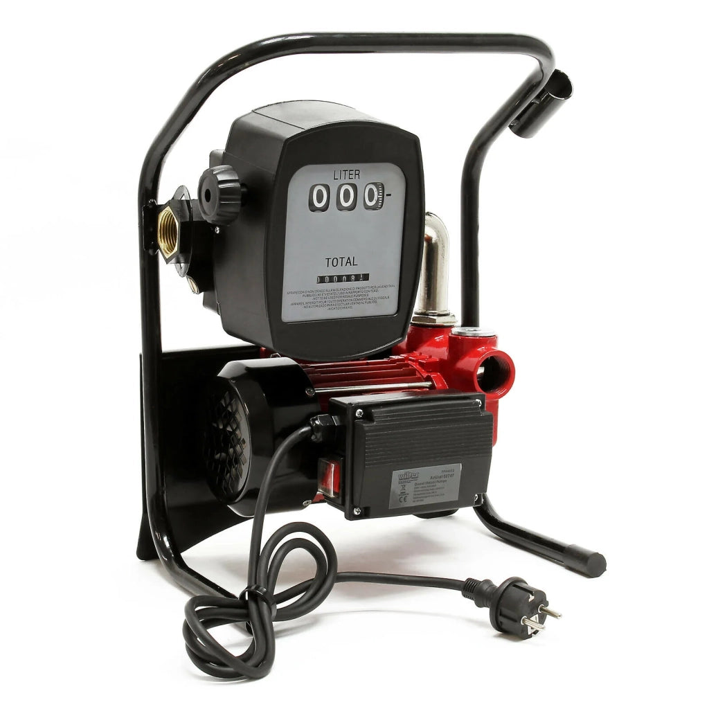 Pompa autoadescante per carburante o biodiesel 230 volt 600 watt 40 l/min mobile con pistola automatica 16_0000608