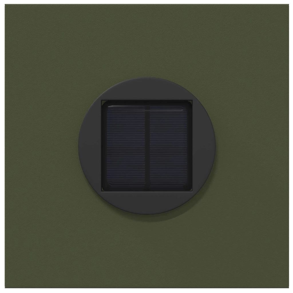 Faro LED solare per sentieri 2 pz Verde oliva CFW6409209