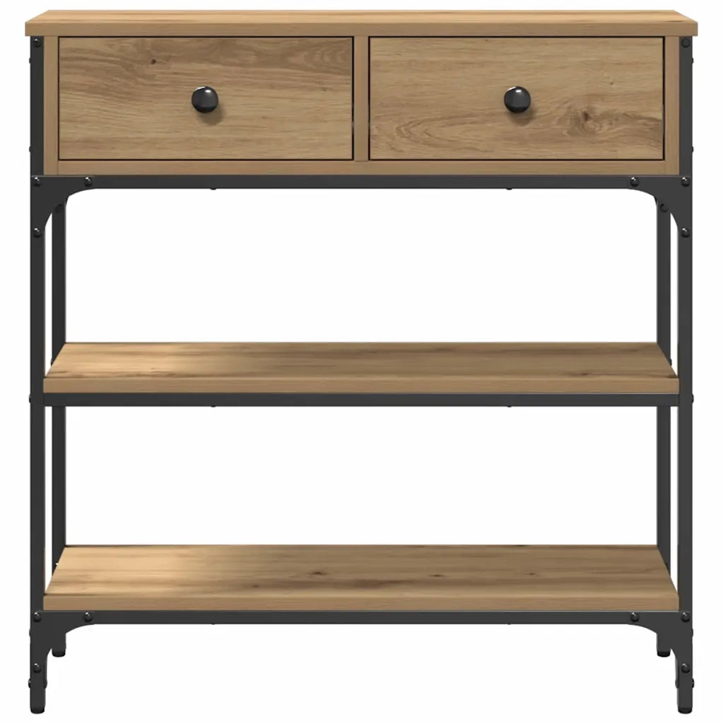 Tavolo consolle Rovere artigianale 72.5 x 25 x 75 cm 863520