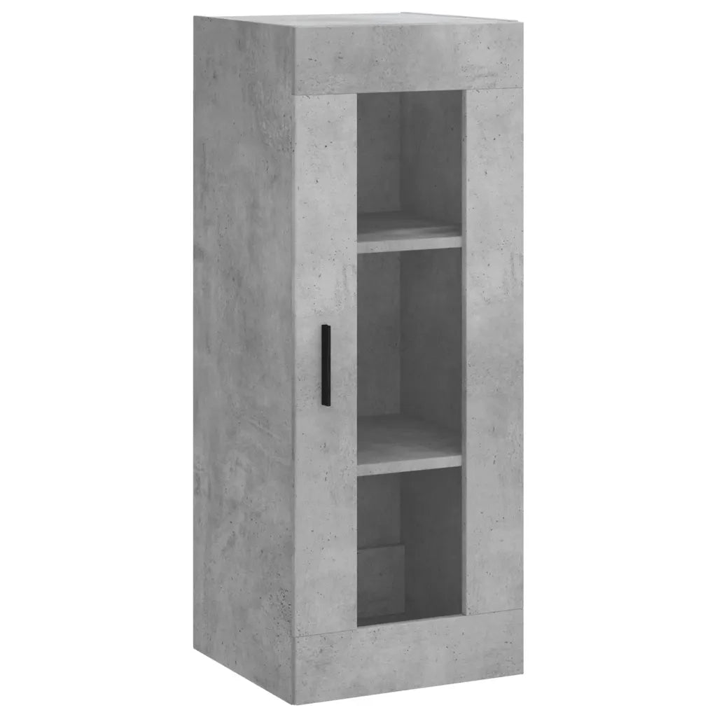 Credenza Grigio Cemento 34,5x34x180 cm in Legno Multistrato 3199253