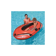 Trade Shop - Canotto Gonfiabile Per Mare E Piscina 155 X 97 Cm Rosso Hydroforce -