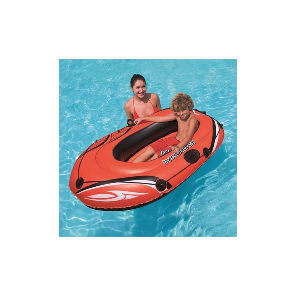 Trade Shop - Canotto Gonfiabile Per Mare E Piscina 155 X 97 Cm Rosso Hydroforce -