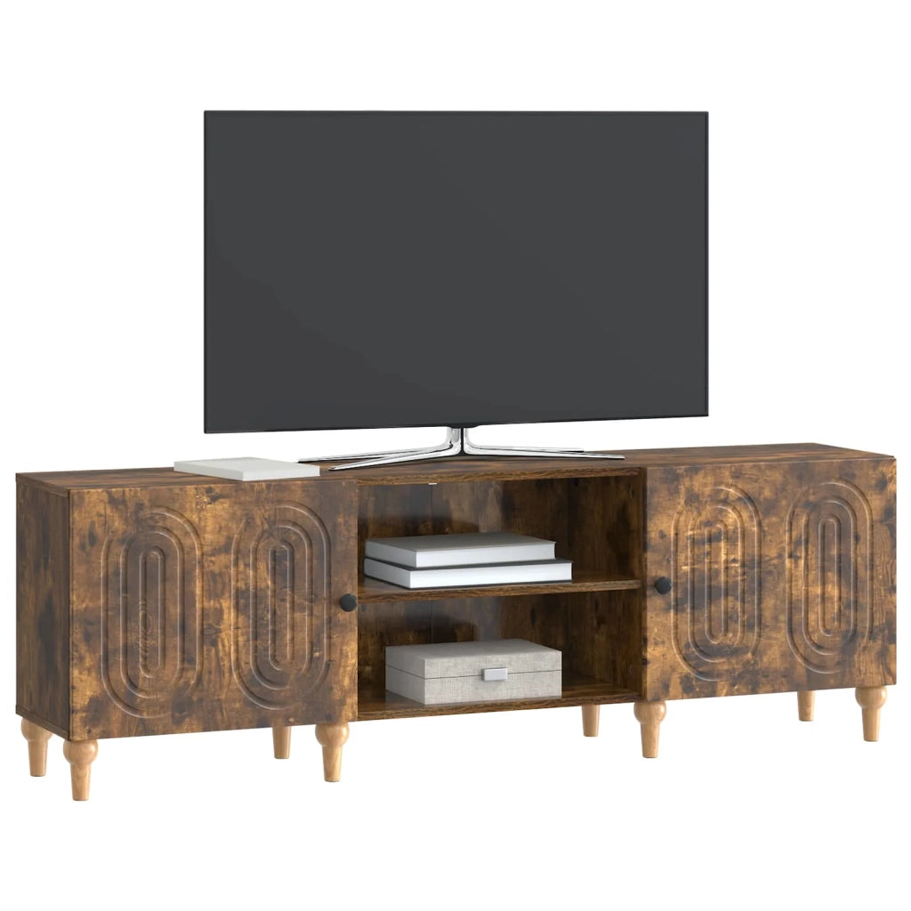 Mobile TV Rovere Fumo 150 x 31 x 50 cm Legno ingegnerizzato
