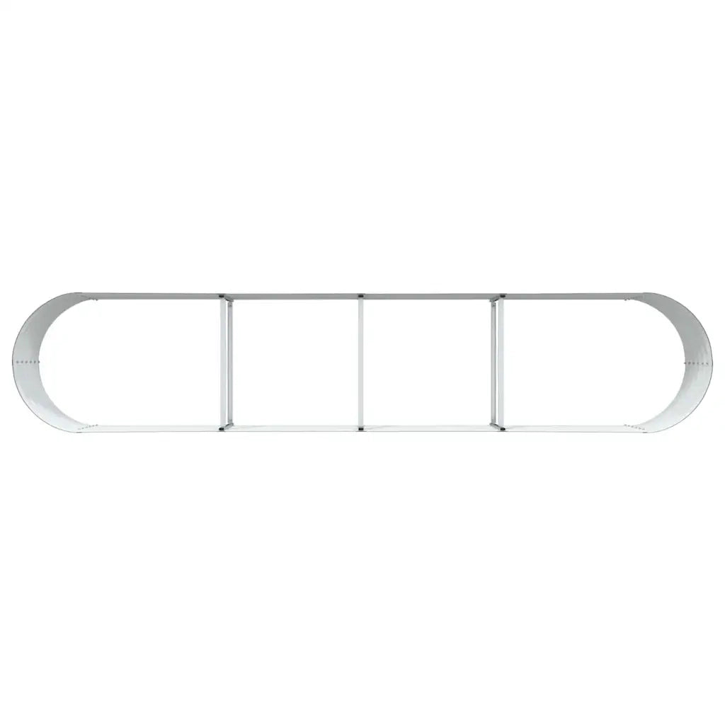 Letto Rialzato Marrone 400 x 80 x 44 cm Acciaio 42008137