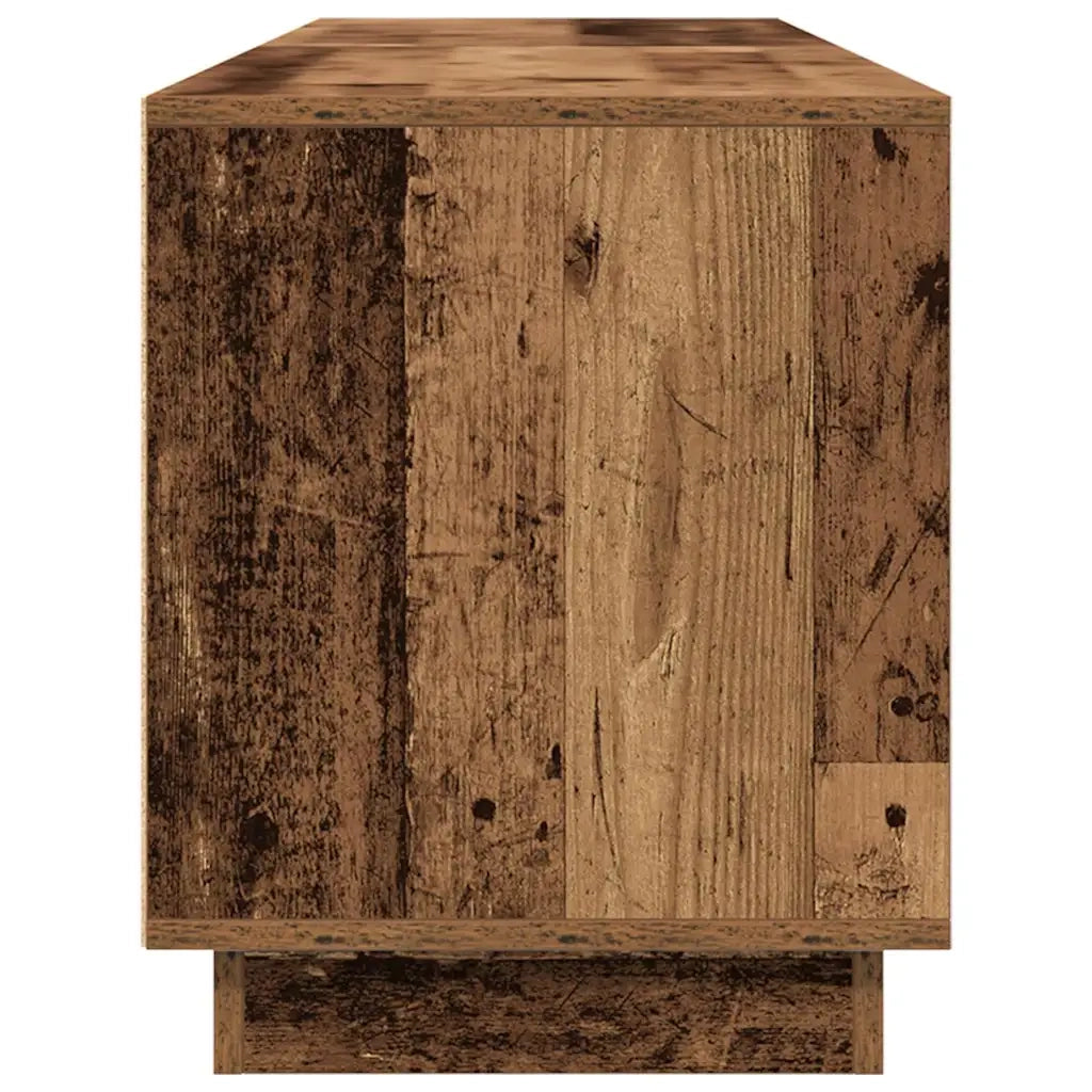 Mobile Porta TV con Luci LED Legno Antico 193,5x41x50 cm 3328442