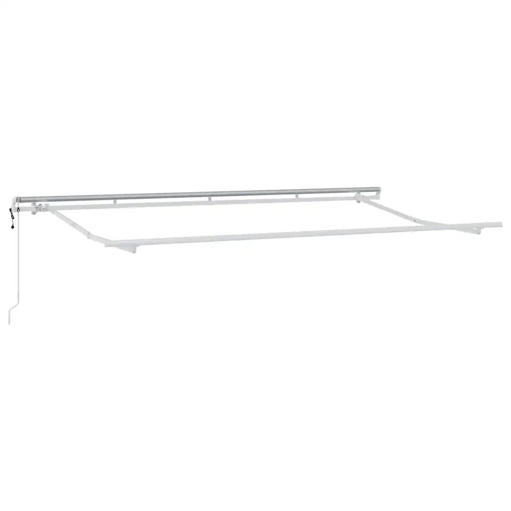 Tenda Retrattile Antracite 400 x 200 cm Tessuto 3329827