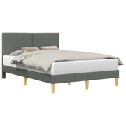 Letto matrimoniale | Letto per adulti | Struttura del letto Grigio Scuro 160 x 200 cm Tessuto