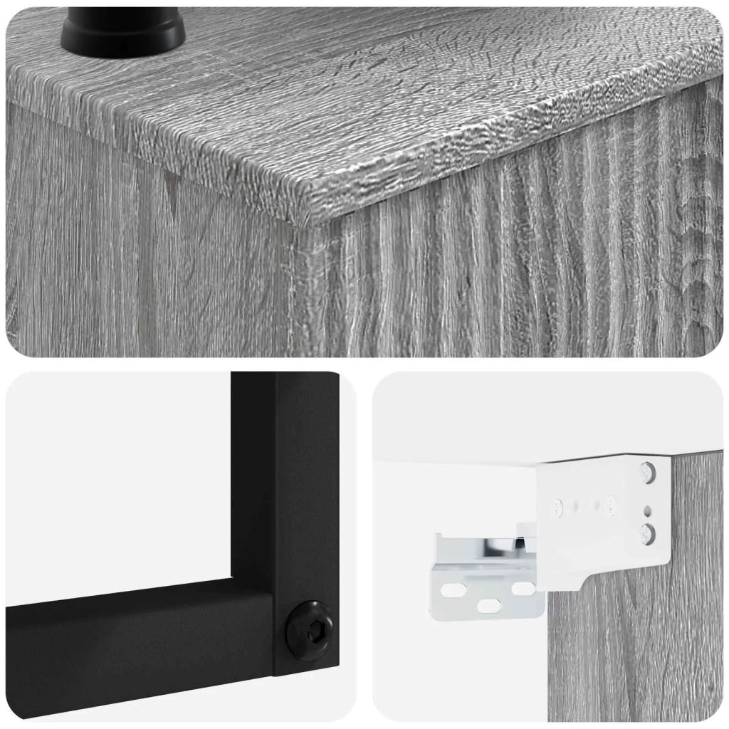 Lavabo da Parete Sonoma grigio 40 x 35 x 39 cm CFW1857786