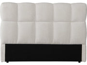 Testiera a bolle in tessuto spesso "Alpe d'Huez" - 140 cm - Beige