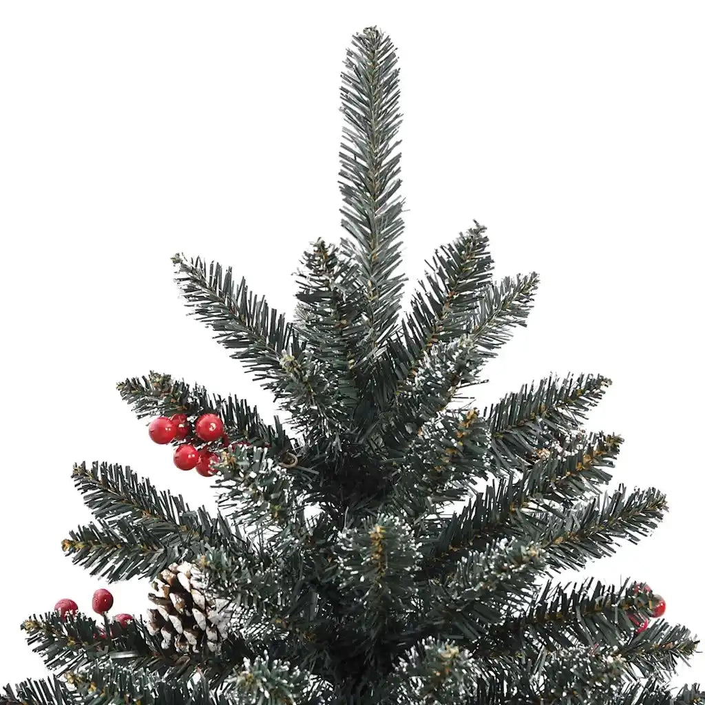 Albero di Natale artificiale con 150 LED Verde 150 cm
