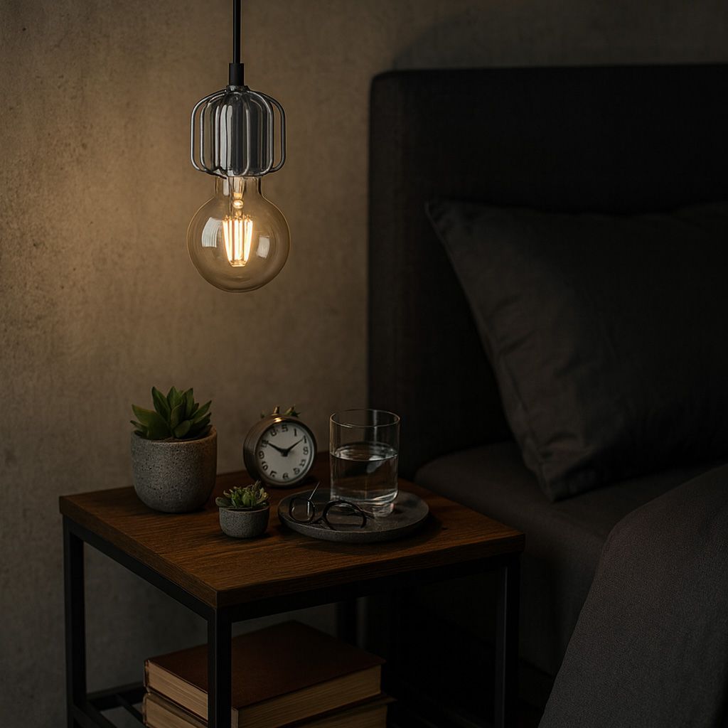 Lampada Da Soffitto Singola Loft Chrom APP594-1CP