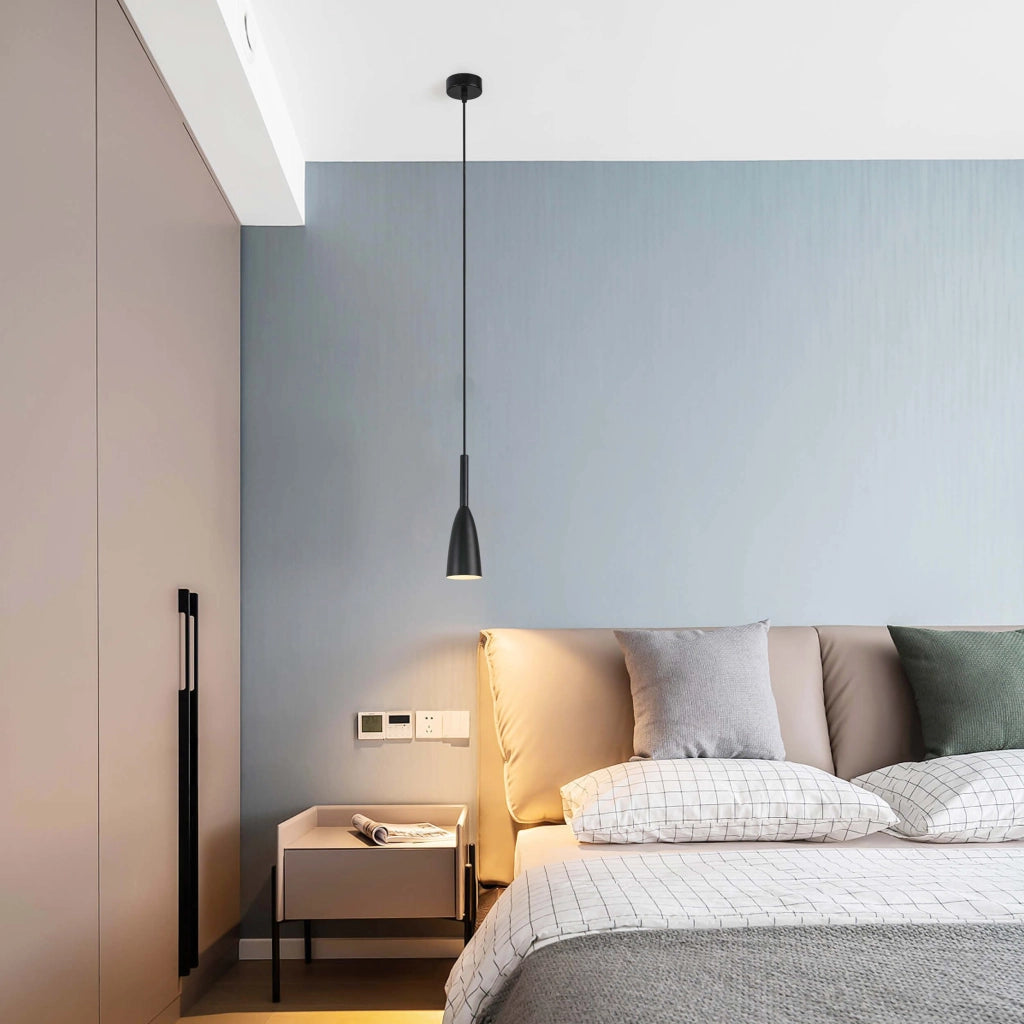 Lampada a sospensione Light Prestige Solin nera E27 Ø10