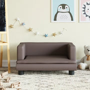 Divano per Bambini Marrone 60x40x30 cm in Similpelle 3196326