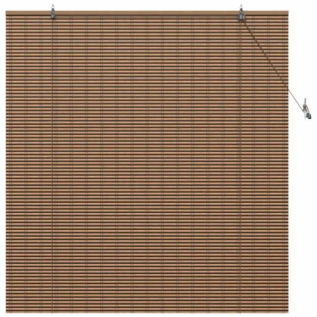 vidaXL Tenda per Finestra con tende Marrone 150 x 160 cm Bambù