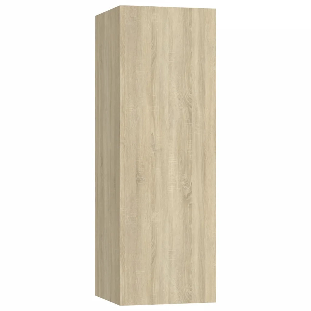 Set di Mobili Porta TV 4 pz-Credenza per TV Rovere Sonoma in Legno Multistrato 608458