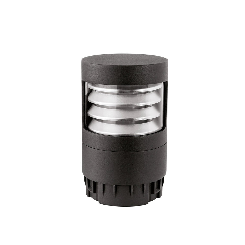Paletto LED Direzionale GES2370 180° CCT 3000K/4000K/5000K IP65 Alluminio Grigio Antracite Trattamento C4 - Gealuce