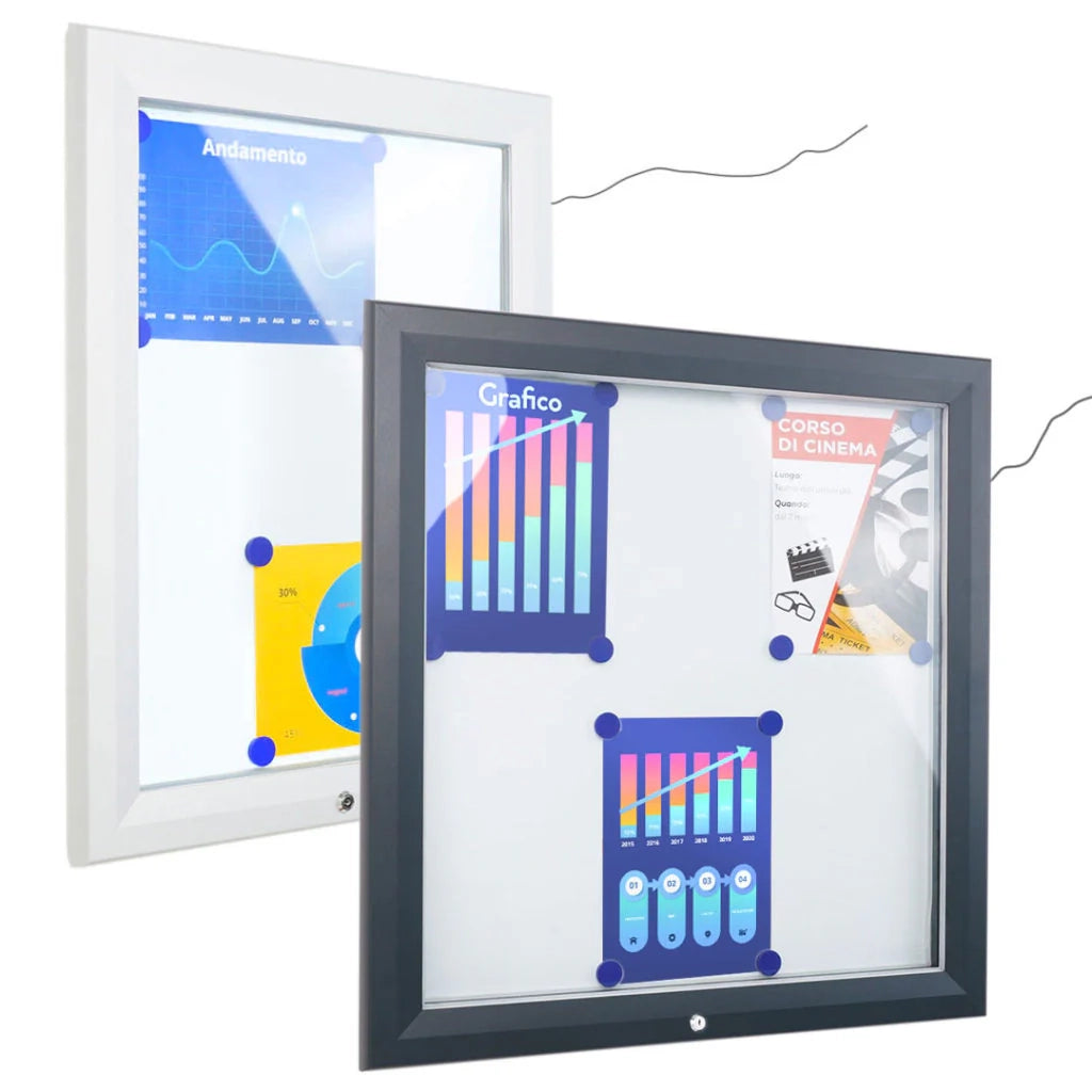 Bacheca per Esterno Certificata IP56 LED - 12 x A4