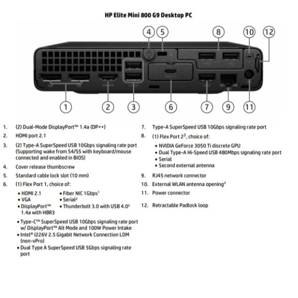 Sb elite mini 800 g9  i5165123y - D57KCET#ABZ