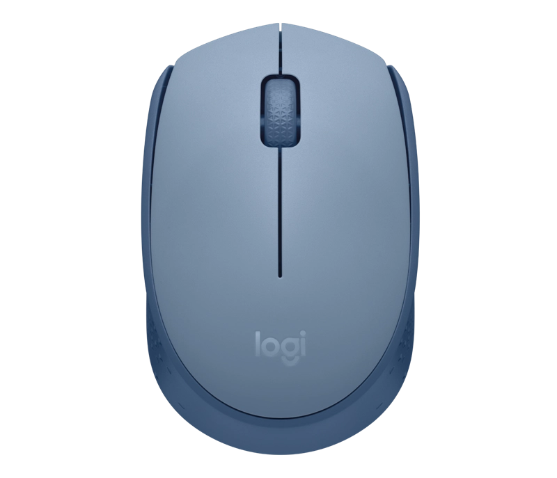 ORIGINAL Logitech Accessori per computer Blu / Grigio 910-006866 Maus Logitech M171 Mouse Wireless per PC, Mac, Laptop, 2,4 GHz con Mini Ricevitore USB, Tracciamento Ottico, Durata della Batteria di 12 mesi, Ambidestro - Blu