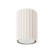 Spot soffitto moderno beige tondo 10cm GU10 GRAVIO