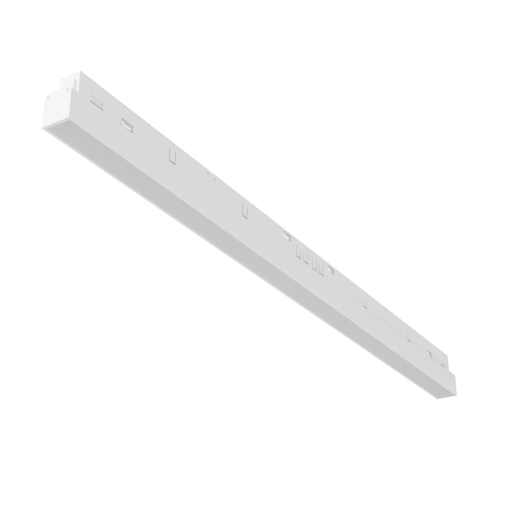 Maytoni Lampada da Binario Moderna Exility Basis 1 luce LED integrato bianco alluminio