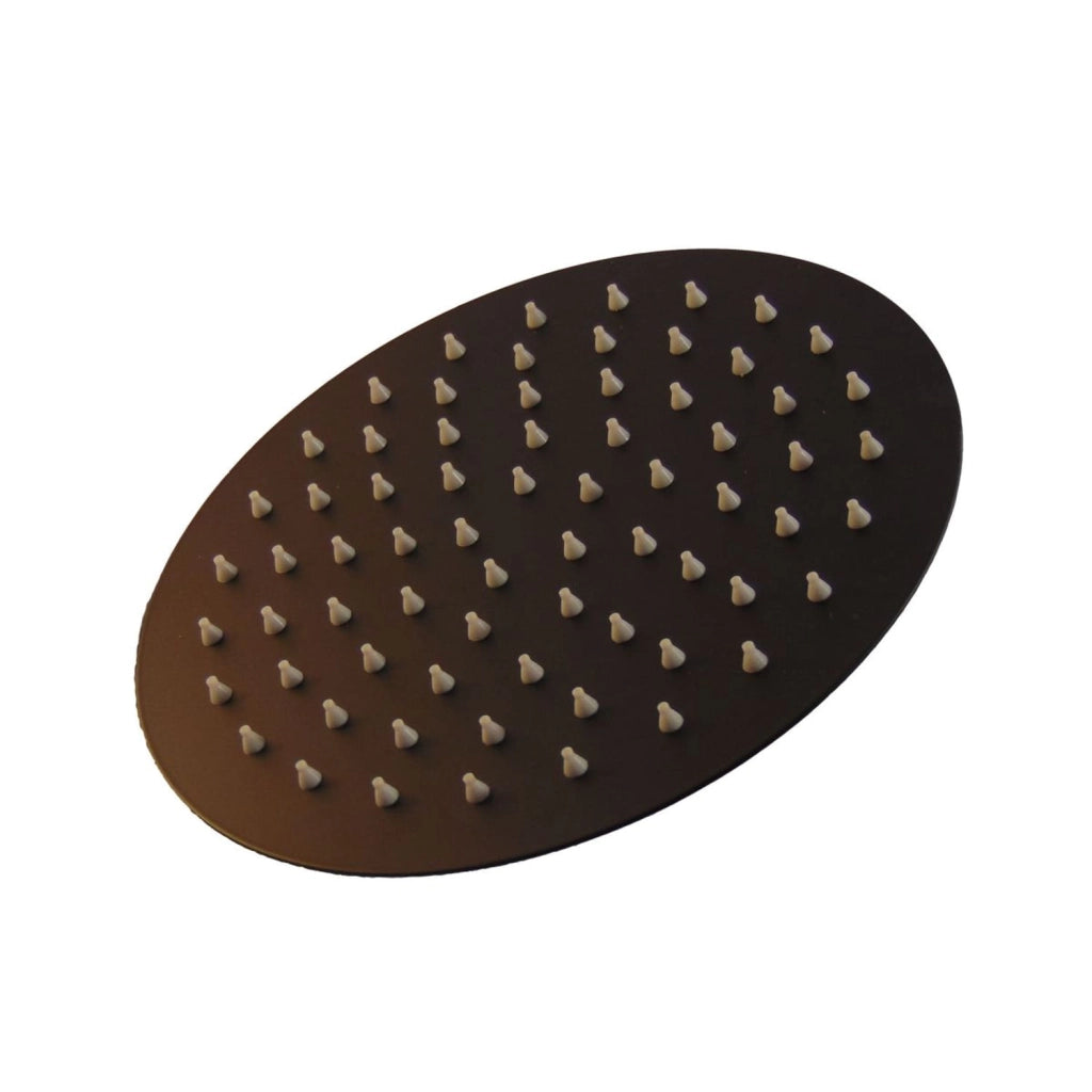 Sined Soffione Tondo 15 Nero Soffione Rotondo Nero Opaco 6 Pollici