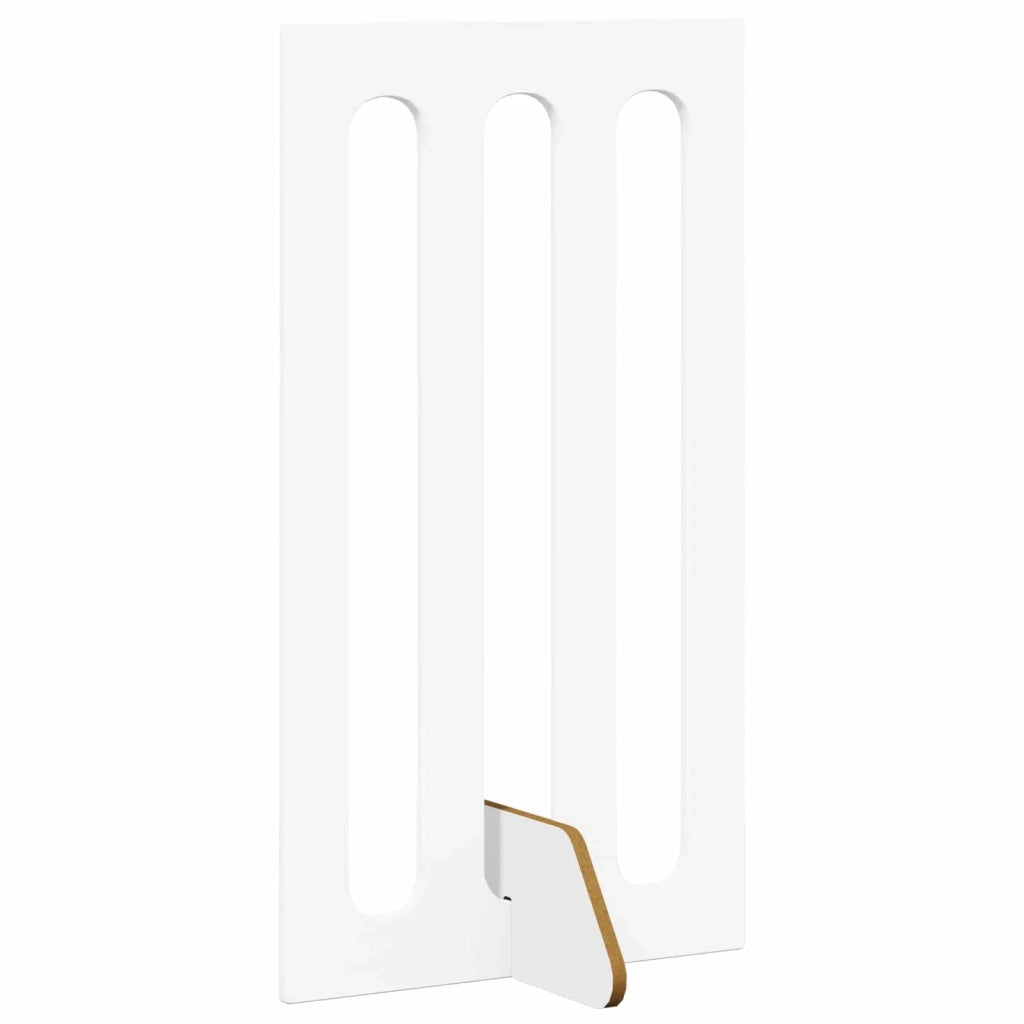 Recinto pieghevole per animali 2 pz Bianco 100,5 x 38 x 90 cm 8005971