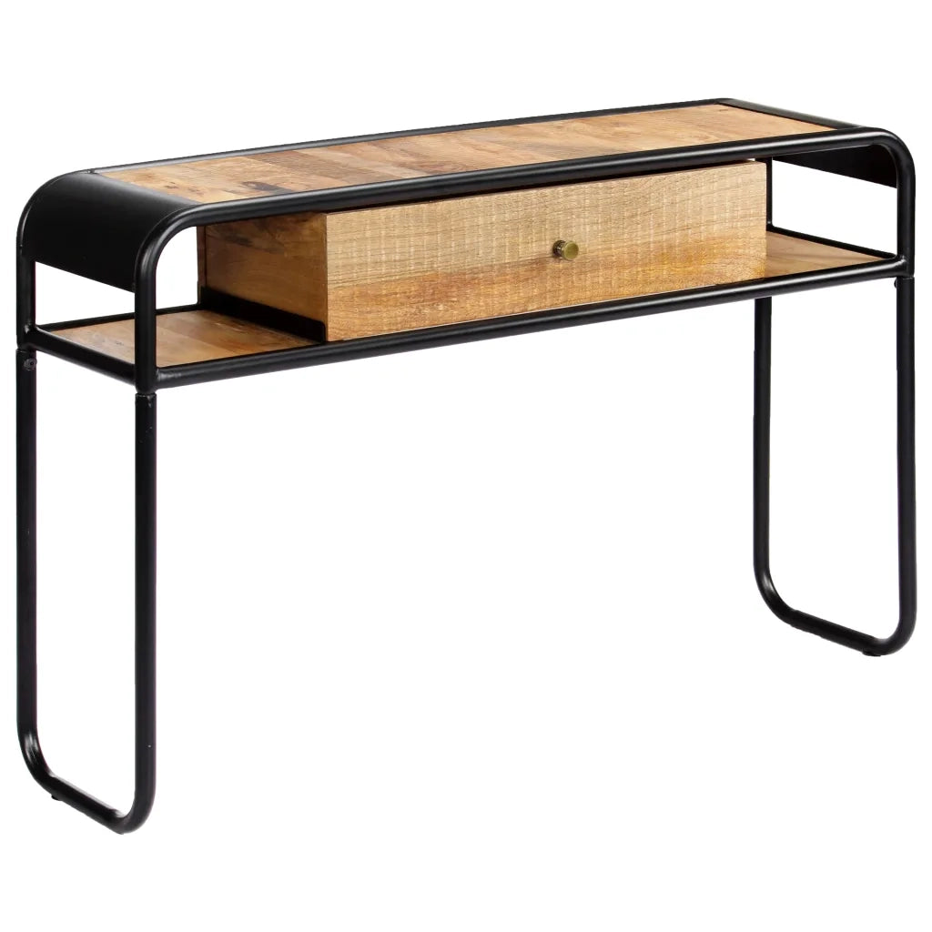 Tavolo Consolle | Tavolo d'Ingresso 118x30x75 cm in Legno Massello di Mango