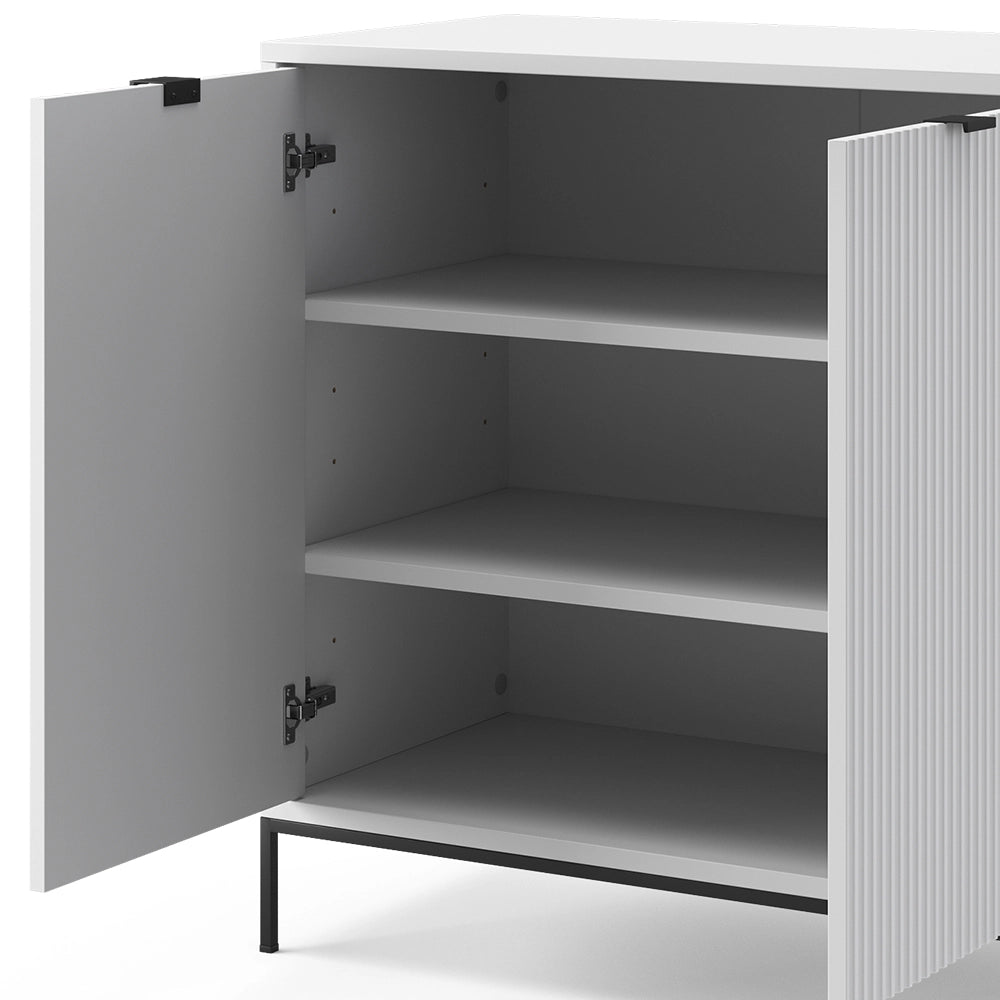 Vicco Cassettiera Bianco 42 x 81.2 cm con 2 porte