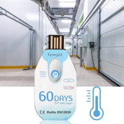 Datalogger di temperatura e umidità con acquisizione dati - Formato compatto - Indicazione con LED - Adatto per diverse applicazioni...