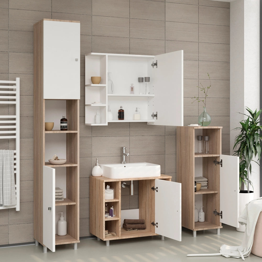 Vicco Set mobili bagno Sonoma 2 parti