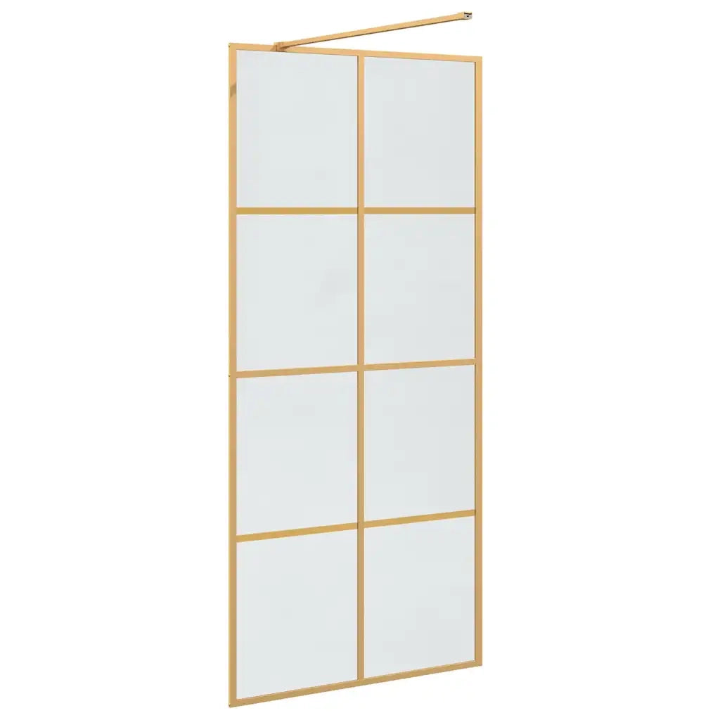 Parete Doccia Walk-in Oro 90 x 195 cm vetro temperato